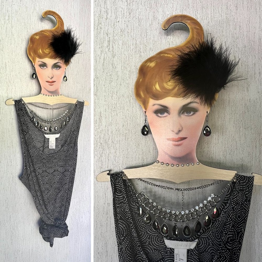 Unusual Hanger Jewelry BUNDLE Fancy Feather Hair Clip Unique Strange LOT S Top